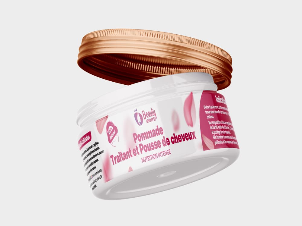 Étiquette Huile de cheveux